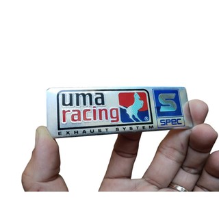 Tem nhôm Uma racing 3x10cm