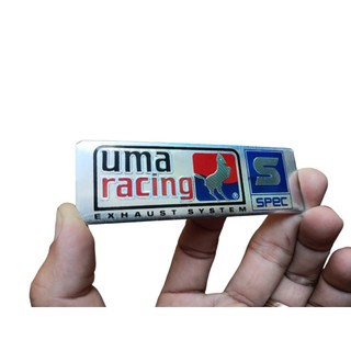 Tem nhôm Uma racing 3x10cm