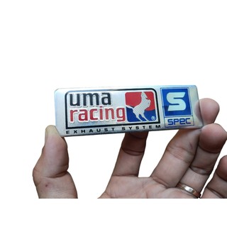 Tem nhôm Uma racing 3x10cm