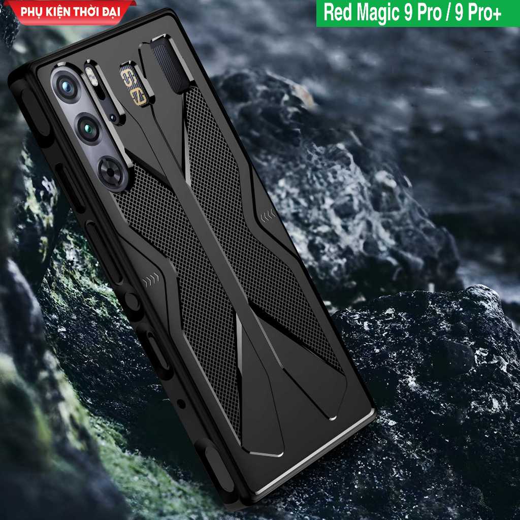 Ốp lưng Red Magic 9 Pro / 9 Pro+ / 9s Pro / 9s Pro+ / 10 Pro / 10s Pro+ kiểu dáng gaming chống sốc b