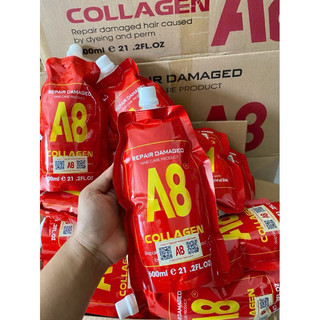 Hấp dầu ủ tóc collagen a8 túi 600ml