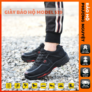 Giày bảo hộ lao động kiểu dáng thể thao JB539 chống mài mòn, chống đâm xuyên, chống tĩnh điện