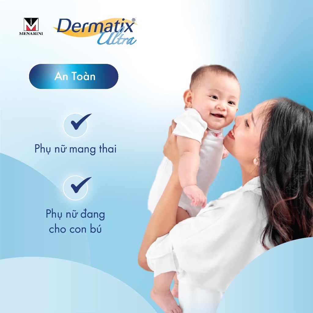 Gel làm mờ sẹo và làm phẳng sẹo lồi, sẹo thâm Dermatix Ultra 15g