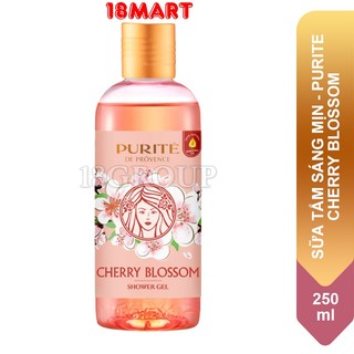 Sữa tắm Purité CHERRY BLOSSOM Shower GEL mềm mịn da hoa anh đào 250ml