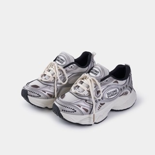 Giày Thể Thao Sneaker Nam Nữ Second Sunday Cyber Running Đế Tăng Chiều Cao 4cm SK28