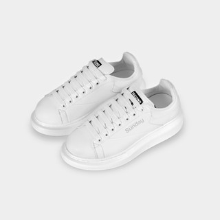 Giày Thể Thao Sneaker Nam Nữ Unisex Second Sunday Chunky Modernize Leather Đế Tăng Chiều Cao 4cm SK13