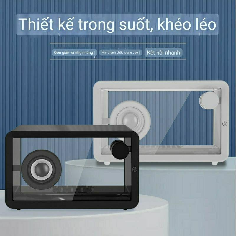 Loa Bluetooth SSZ X10 Trong Suốt Âm thanh Ánh Sáng Sống Động Thiết Kế Tối Giản Cực Đẹp | BigBuy360 - bigbuy360.vn