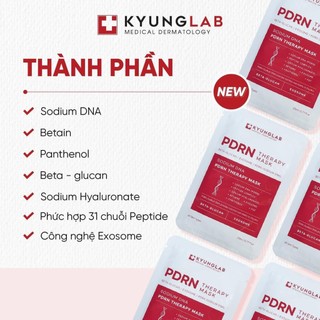 Mặt nạ PDRN Kyunglab 25ml Hàn Quốc siêu căng bóng cấp ẩm sâu trẻ hóa da