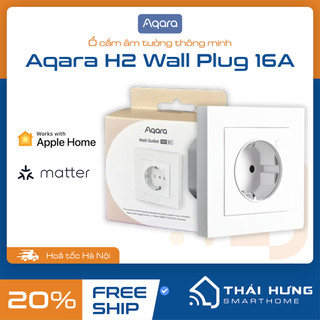 [Hỏa tốc HN] Ổ cắm thông minh Aqara Zigbee, ổ di động 2 chân tròn chuẩn EU SP-EUC01 - bản quốc tế, 2300W, bảo hành 1 năm