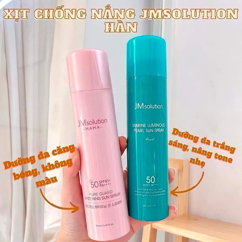 KEM CHỐNG NẮNG DẠNG XỊT JMSOLUTION