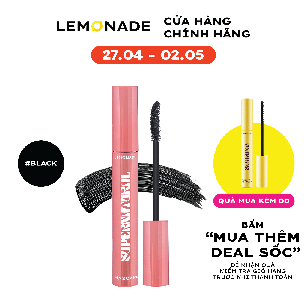 Chuốt mi Lemonade SuperNatural Mascara 7.5g