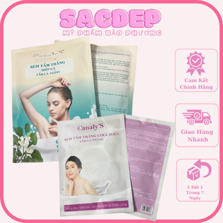 Kem tắm trắng diếp cá, kem tắm trắng collagen Canaly's tắm là trắng