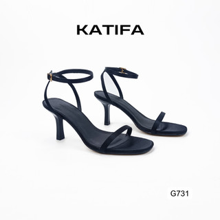Giày cao gót 7p sandal quai mảnh KATIFA G731- BH 2 năm, lỗi 1 đổi 1