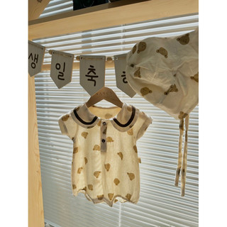 Bodysuit gấu bear + nón Nanci room