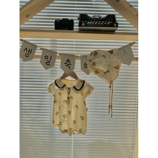 Bodysuit gấu bear + nón Nanci room