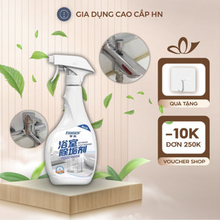 Chai Xịt Tẩy Rửa Nhà Tắm Tẩy Inox Sáng Bóng Lọ Tẩy Rửa Vòi Sen Sạch Bóng Chải Tẩy Đồ Inox Cặn Canxi Nhà Tắm Fansen 500ML