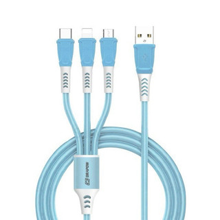 Dây cáp sạc 3 đầu L-M-C Drapow CX04 ( L / Micro / Type-C )