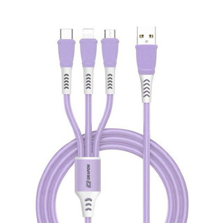Dây cáp sạc 3 đầu L-M-C Drapow CX04 ( L / Micro / Type-C )