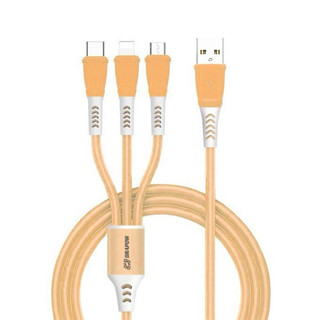 Dây cáp sạc 3 đầu L-M-C Drapow CX04 ( L / Micro / Type-C )
