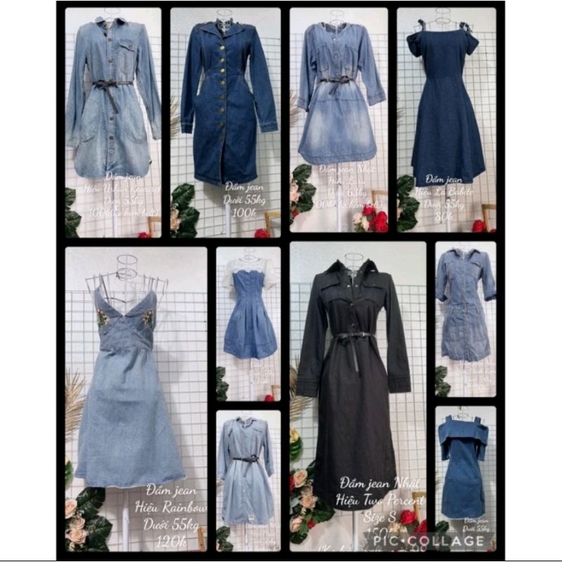 đầm jean 50k