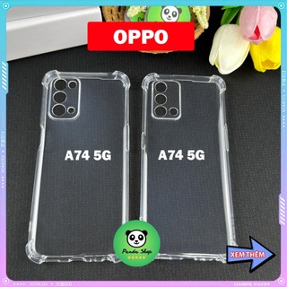 Ốp Oppo A74 4G / A74 5G Bảo Vệ Cam, Chống Sốc, Trong Suốt, Silicon