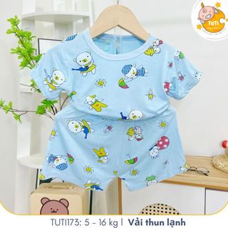 Đồ bộ cộc tay cho bé trai và bé gái với nhiều họa tiết đáng yêu, TUTI173