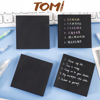 Giấy ghi chú màu đen, giấy note đen tomi 221