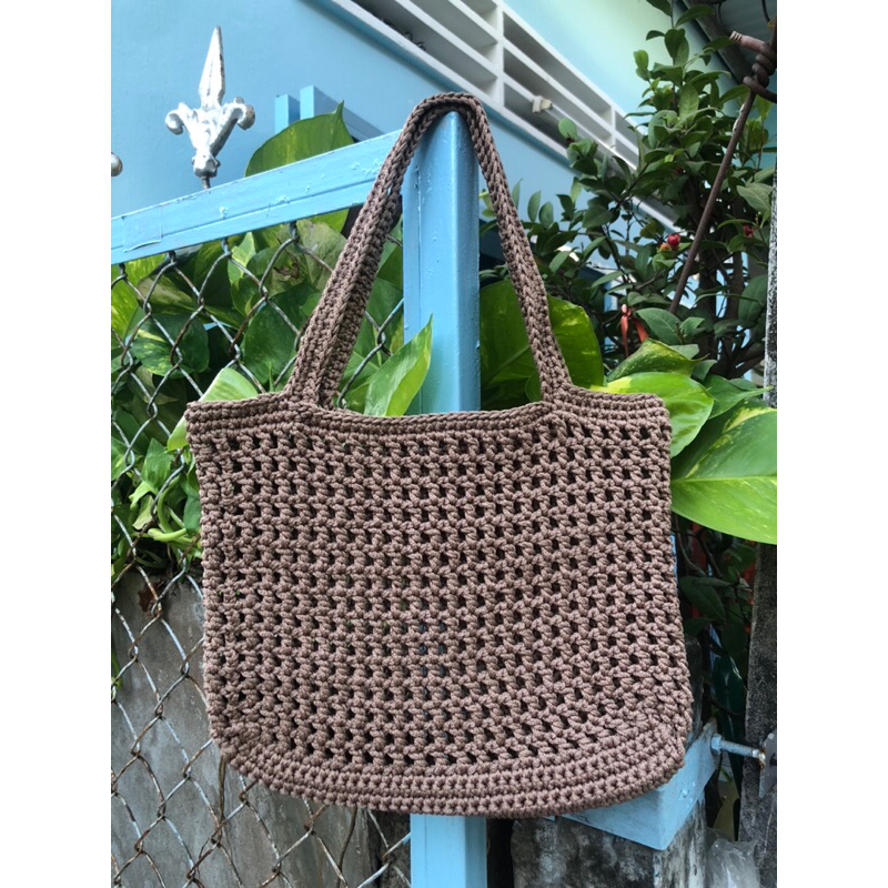 Túi lưới đeo vai handmade