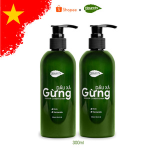 Combo 2 chai dầu xả gừng Nourchi - Phục hồi và làm mềm mượt tóc