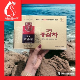 [chính hãng] Trà hồng sâm hàn quốc 6 năm tuổi date mới nhất (có sẳn) hộp 100 gói*3g