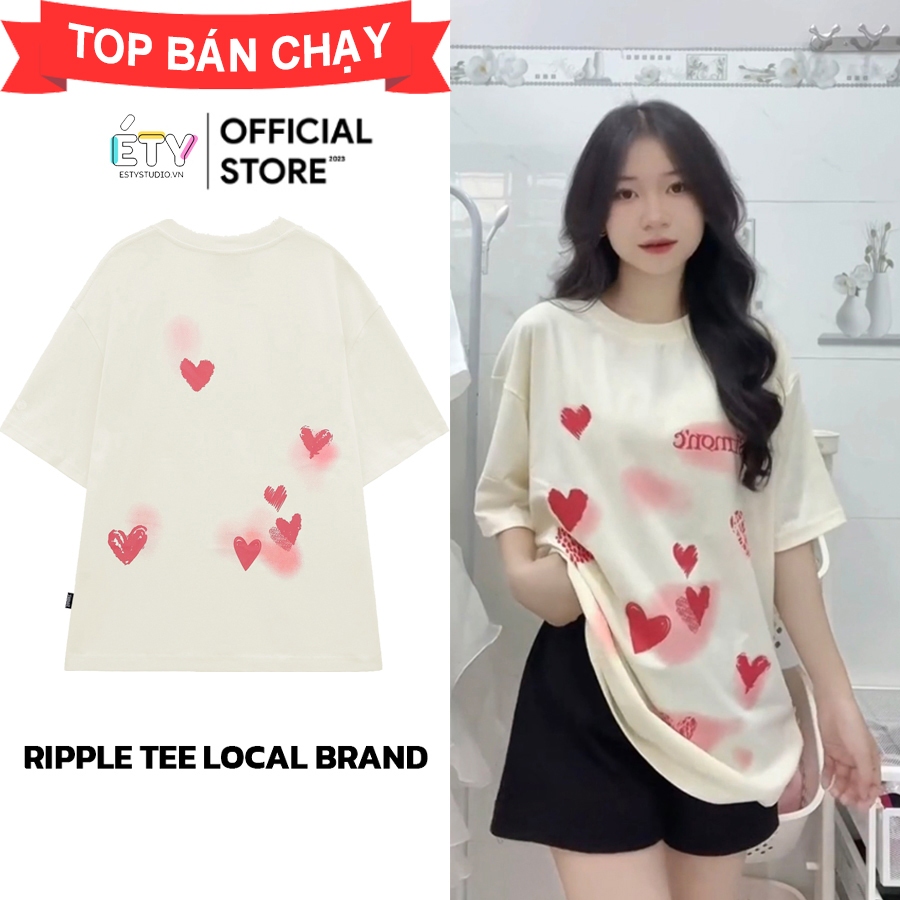 (Mã NSF02P125 giảm 25K) Áo Thun Local Brand Simon'c Lovely tee - Be Cotton Nam Nữ Unisex Tay Lỡ Oversize.