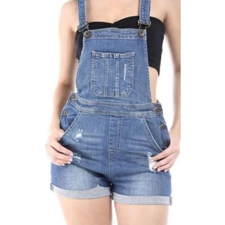 J2005 - Yếm quần jean kiểu dáng cá tính