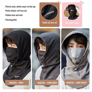 Mũ Khẩu Trang Bịt Mặt Chống Nắng Mũ Linda Khăn Ống Đa Năng Đi Phượt Kháng Tia UV ( Khẩu Trang Trùm Đầu  Kín Vải Dày