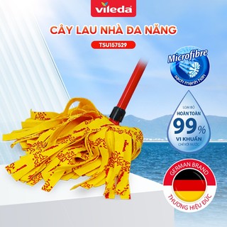 [157529] Cây lau nhà VILEDA Supermocio Soft vải sợi siêu nhỏ, siêu thấm dùng cho sàn gỗ