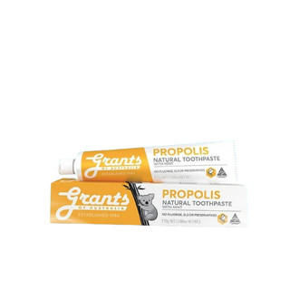 Kem đánh răng thảo dược hữu cơ ngừa sâu răng, kháng khuẩn, ê buốt chân răng keo ong Propolis Grants 110g