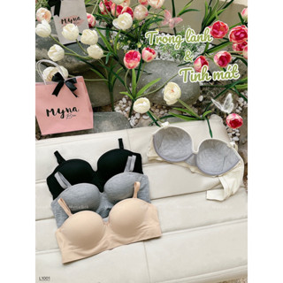 ( LOẠI 1 ) Áo lót đệm mỏng có gọng cotton, quả ngang nâng ngực hàng loại 1 chất cực mịn mướt: L1001