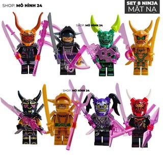 COMBO 8 NHÂN VẬT ĐỒ CHƠI MÔ HÌNH LẮP RÁP NINJA GO NINJAGO PHÁT TRIỂN TRÍ TUỆ CHO TRẺ GIÁ RẺ