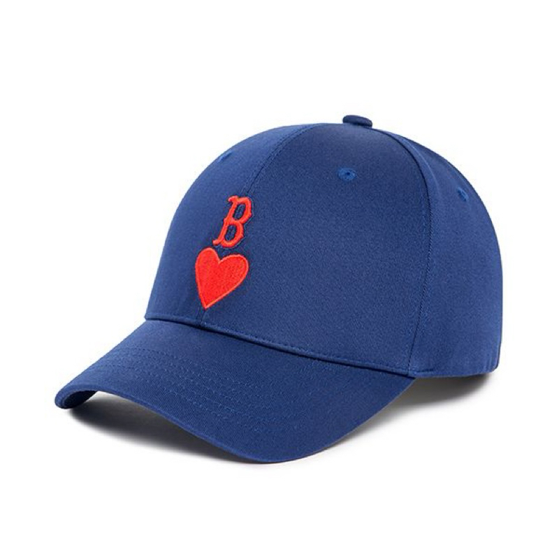 CHÍNH HÃNG - Mũ MLB Heart Structured Ball Cap Boston Red Sox Dark Blue - Nón kết, mũ lưỡi trai, hình tim, màu xanh đậm