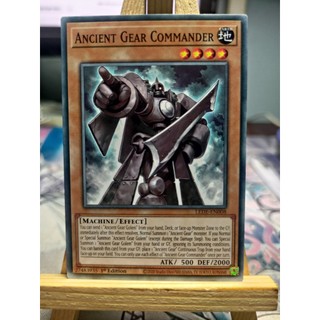 Thẻ bài ancient gear commander - lede-en008 - common 1st edition