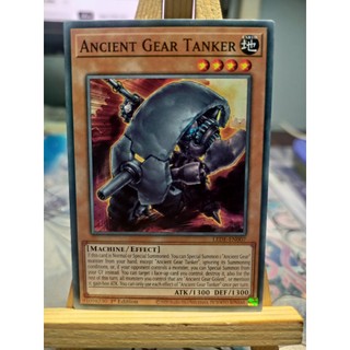 Thẻ bài ancient gear tanker - lede-en007 - common 1st edition