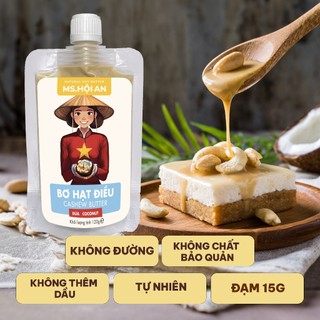 Bơ Hạt Điều Dừa Ăn Kiêng, Không Đường,Giàu Protein |Eat Clean| Cashew Butter Coconut (120g/220/380g)