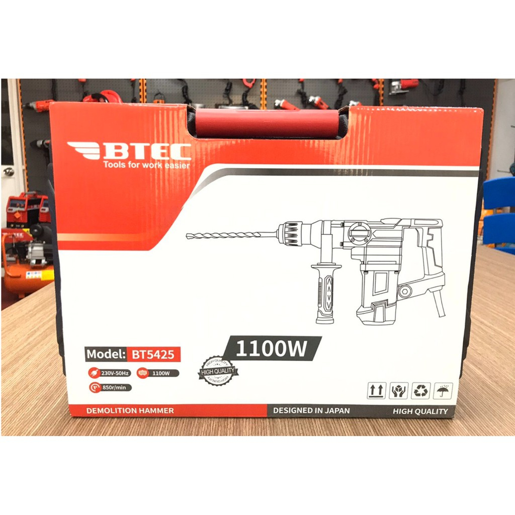 Máy khoan búa BTEC BT-5425 1100W