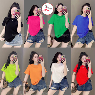 Áo Thun Trơn Thái Nữ Cotton 100% [Mã A] Form Vừa 40~60kg, Phong Cách basic, Cá Tính, Độc Đáo [Basic]