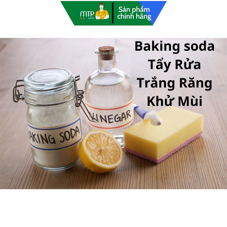 Banking soda, muối nở, bột nở, natri hidrocacbonat, Baking Soda Tẩy Rửa, Trắng Răng, Khử Mùi 1000g
