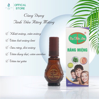 Tinh dầu răng miệng Dạ_Thảo_Liên chai 20ml