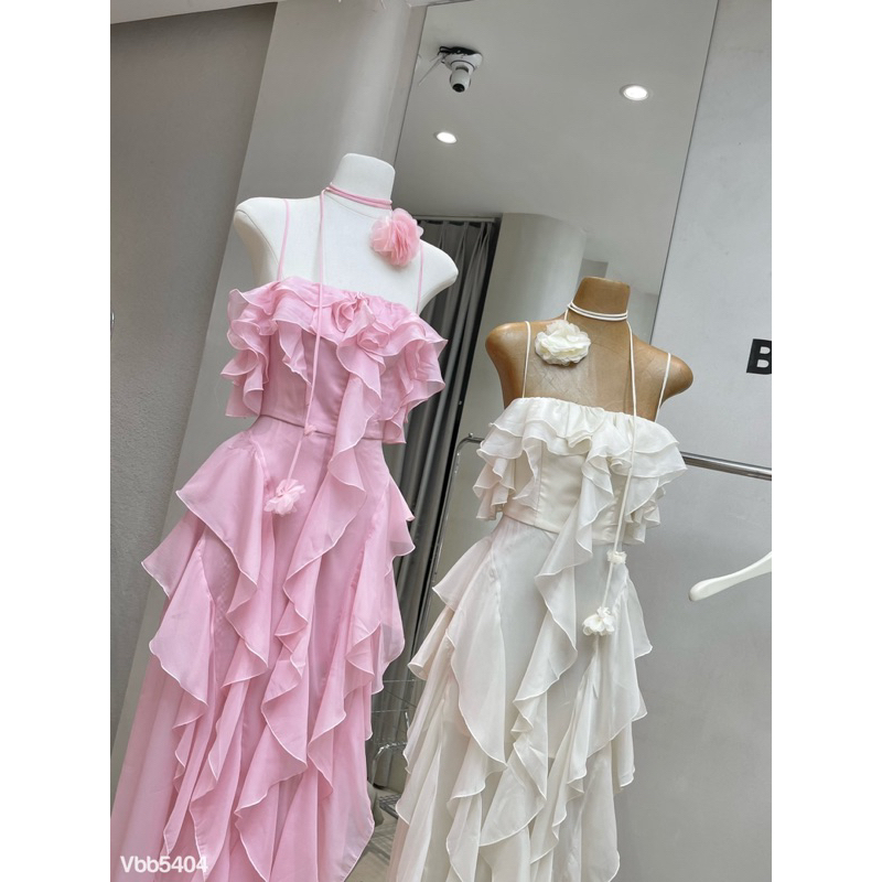 (Sẵn)  Đầm maxi bèo dây hoa tkcc 𝑩𝒐𝒏𝒈𝑩𝒂𝒏𝒈 𝑫𝒆𝒔𝒊𝒈𝒏