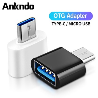 Đầu Chuyển Đổi Micro USB OTG Type C Sang USB Cho Điện Thoại, Máy Tính