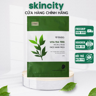 Mặt nạ tràm trà bnbg vita tea tree healing face mask pack 30ml lẻ 1 gói