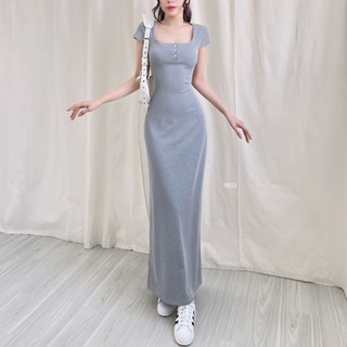 TADstore - Wilfred Maxi basic chất thun gân