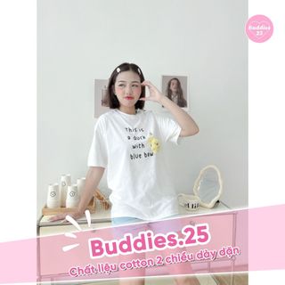 Áo thun gắn gấu bông con zịt